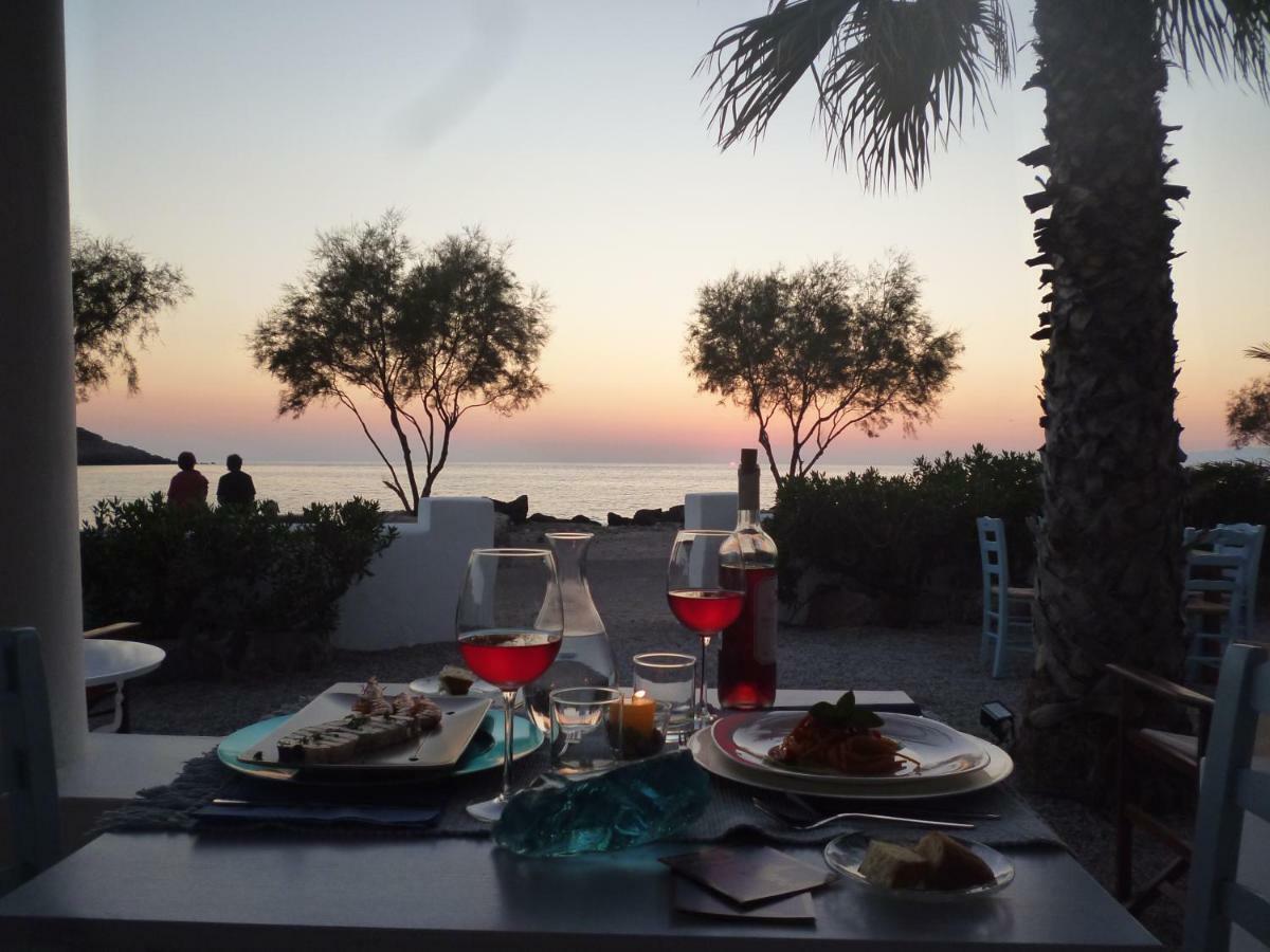 סקאלה Oklaca Patmos Beach Rooms מראה חיצוני תמונה