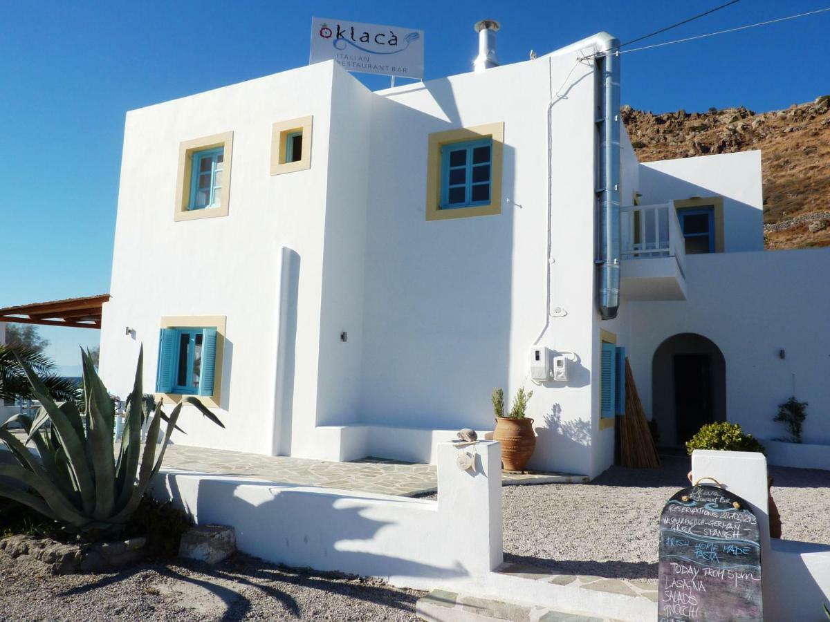 סקאלה Oklaca Patmos Beach Rooms מראה חיצוני תמונה