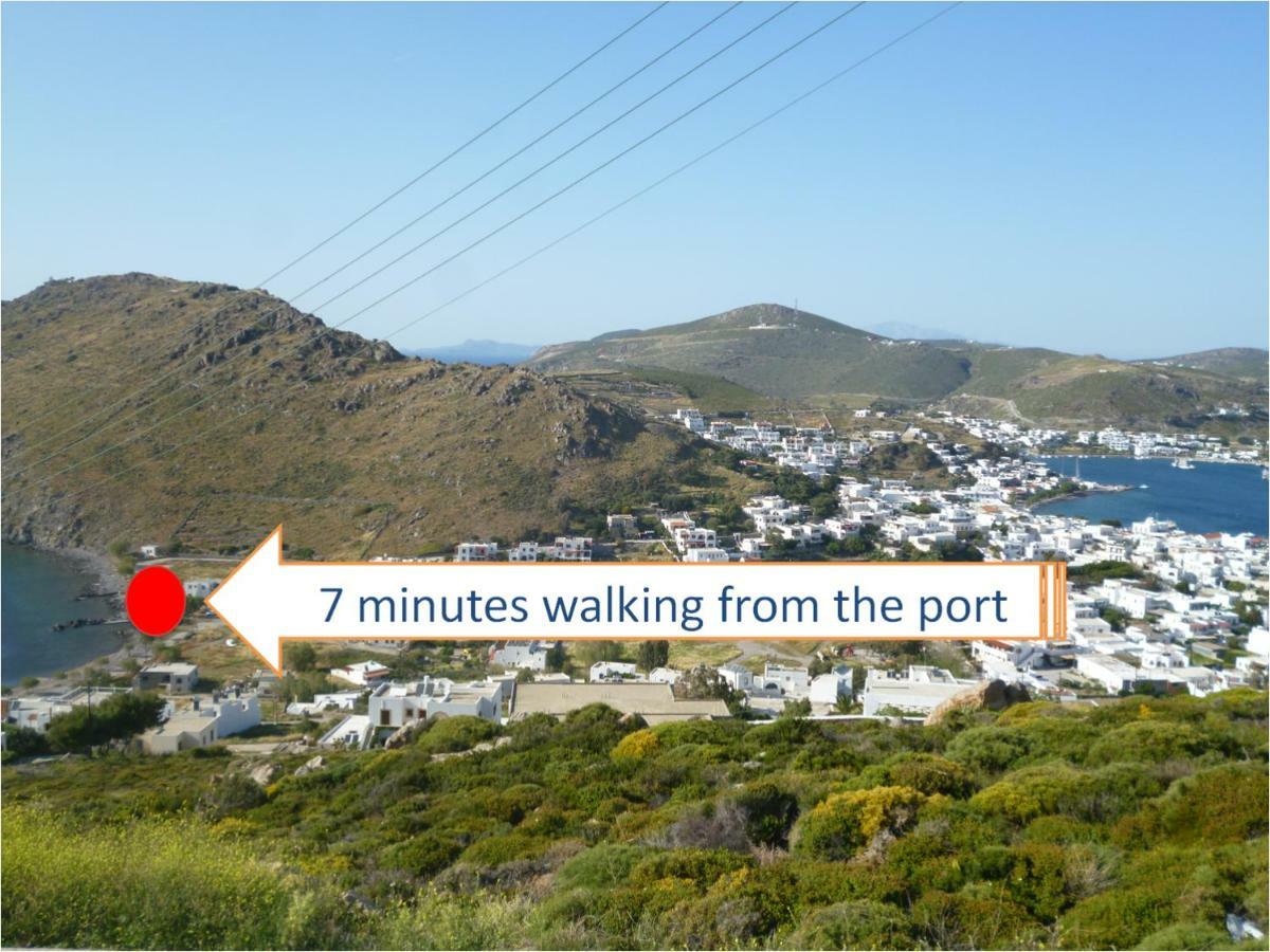 סקאלה Oklaca Patmos Beach Rooms מראה חיצוני תמונה